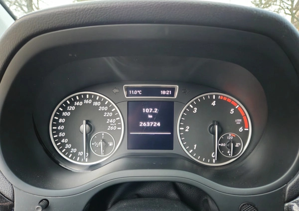 Mercedes-Benz Klasa B cena 43296 przebieg: 264000, rok produkcji 2012 z Lubin małe 407